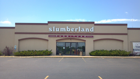 Rice Lake Slumberland Furniture storefront