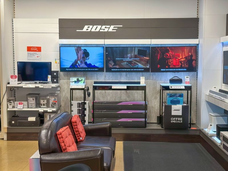 Retrouvez les barres de sons et enceintes connectées Bose, au magasin Boulanger Avignon Le Pontet.