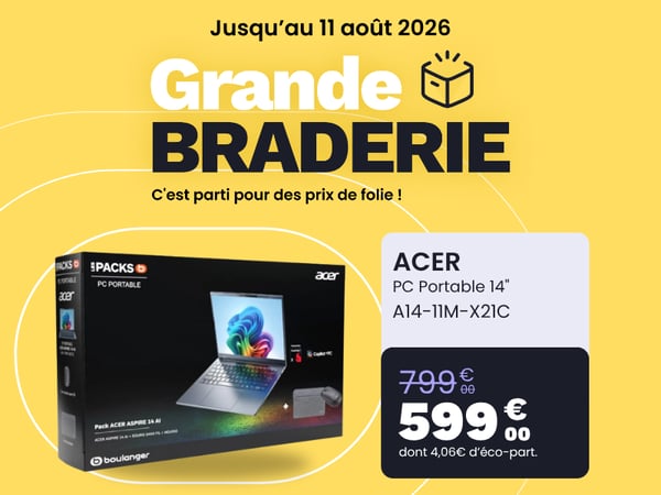 Ordinateur portable ACER Pack Aspire A14-11M-X21C
