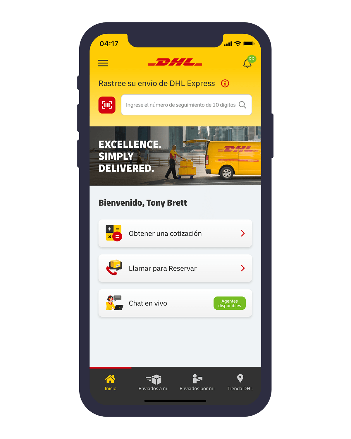 Servicios de Envío Internacional en San Antonio, TX DHL Express