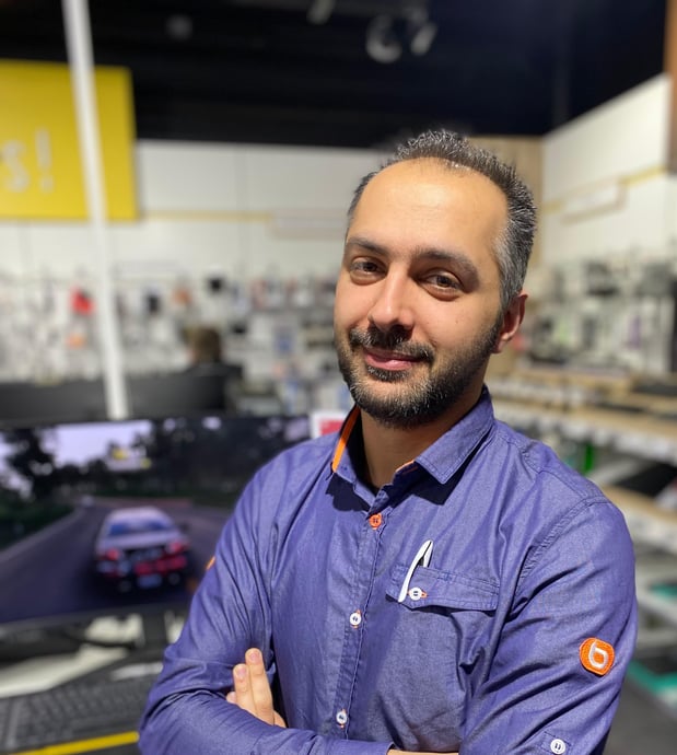 Sébastien, responsable univers Micro Informatique Boulanger Pontarlier