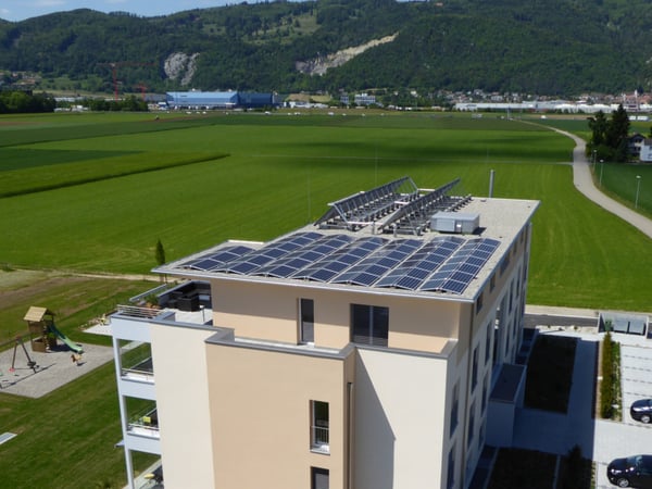 Flachanlage/ Solartechnik/von arx systems ag