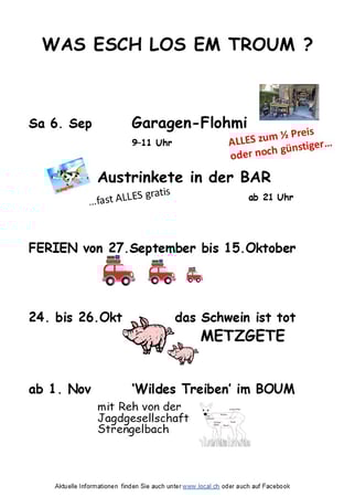 und vo dem träume mer no e chli...
