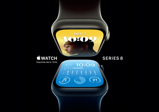 l'Apple Watch Series 8 - magasin Boulanger Aubagne