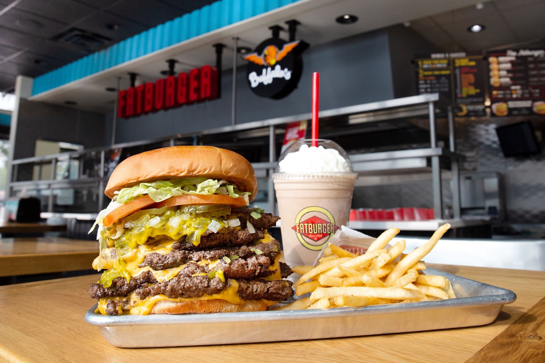 Fatburger & Buffalos Express Los Angeles Burgers Sandwiches.