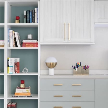 Mint bookcase and bookshelves California Closets Pensacola & Panama City, FL