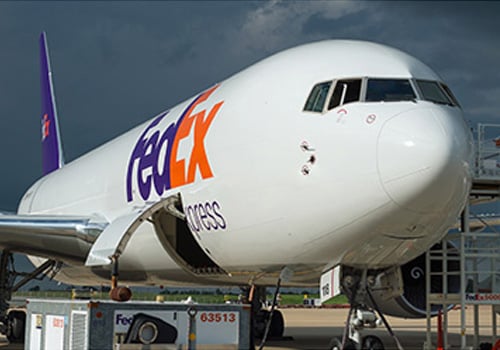 Avión de FedEx