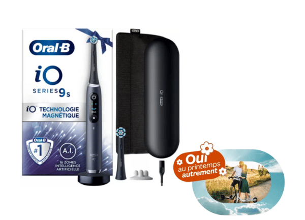 Brosse à dents électrique Oral-b IO 9 black edition cadeau boulanger nice massena