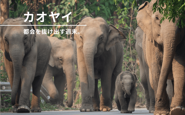 カオヤイで深呼吸。都会を抜け出す週末。