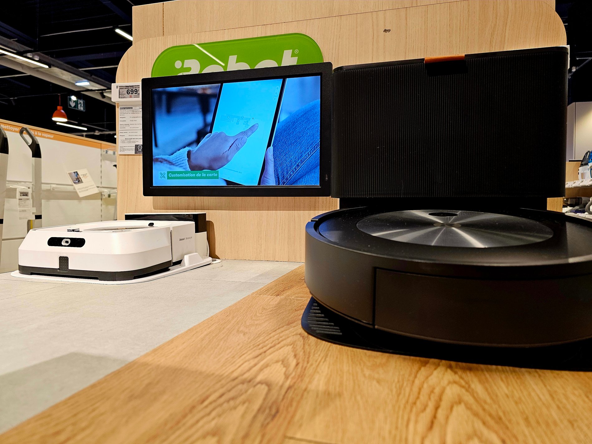 aspirateur robot brava irobot Boulanger Tourville la rivière Rouen
