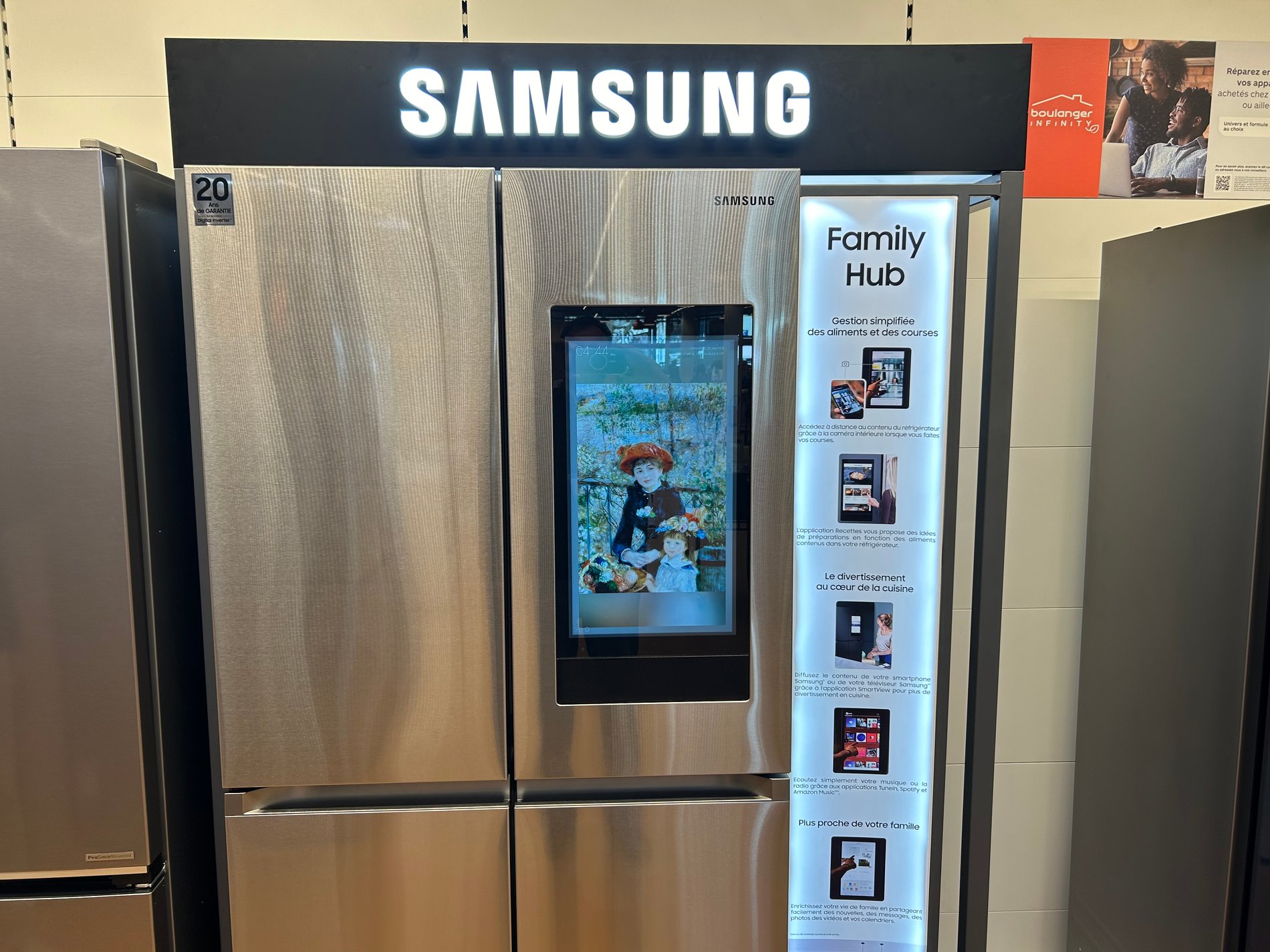 espace froid Samsung Electroménager chez Boulanger Grenoble Saint-Egrève