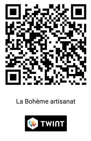 Le QR code si tu veux acheter ton bijou avec TWINT