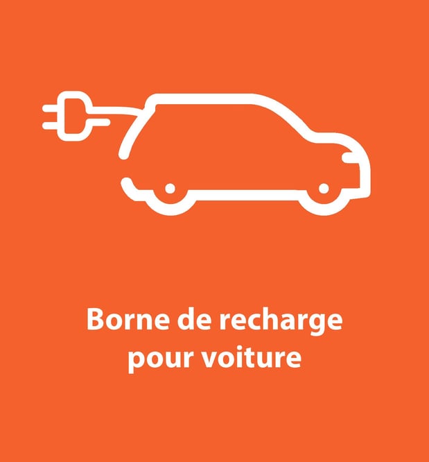 Borne de recharge pour voiture électrique dans votre centre commercial - accès gratuit