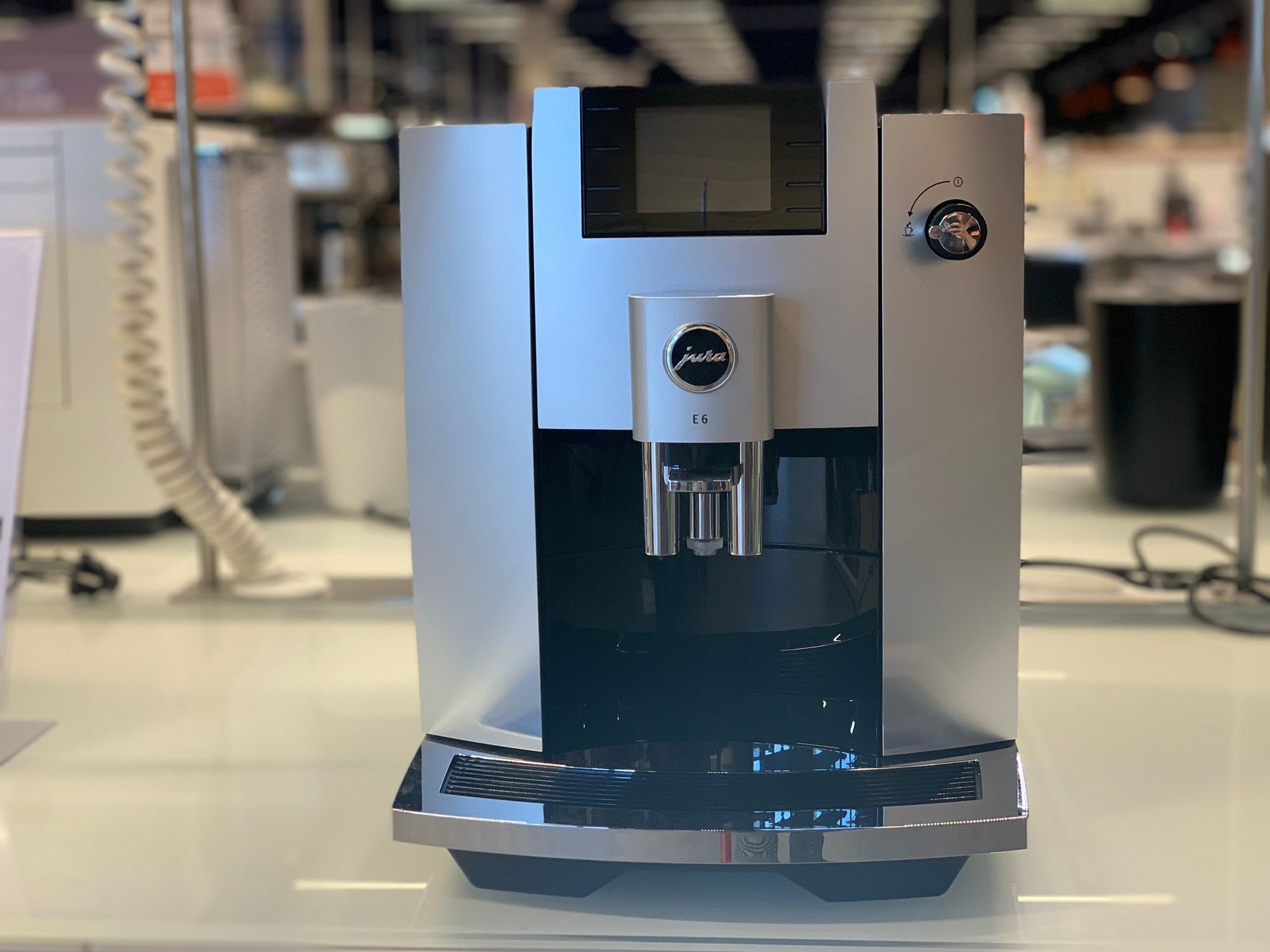 Expresso Broyeur Jura E6 Dark Inox EC