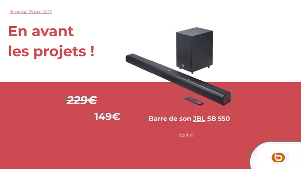 Barre de son JBL SB 550