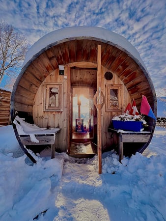 Sauna Panoramique en extérieur