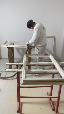 Fenster schleifen Malerbetrieb Lars Günther Grellingen