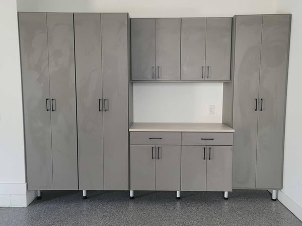 A cabinet storage unit designed for extra organization.