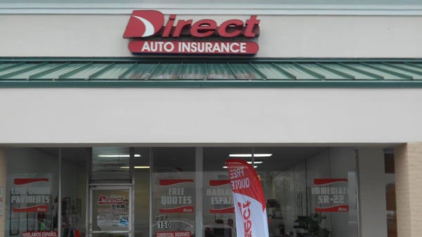 Direct Auto Insurance storefront located at  100 West Walnut Avenue, Dalton
