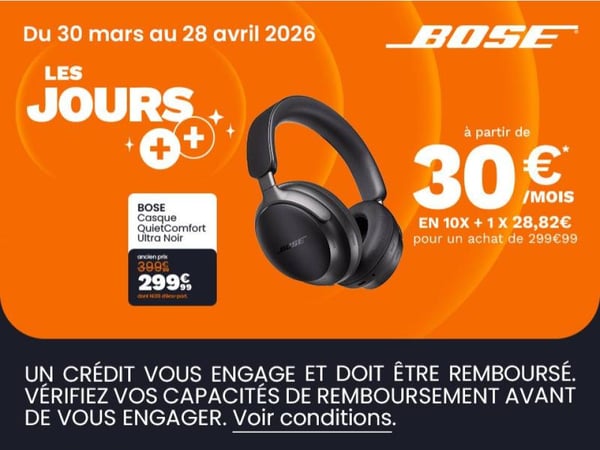 🎧 BOMBE SONORE à Châteauroux : Le Bose QuietComfort Ultra à -100€ pour les Jours ++ ! 🤫