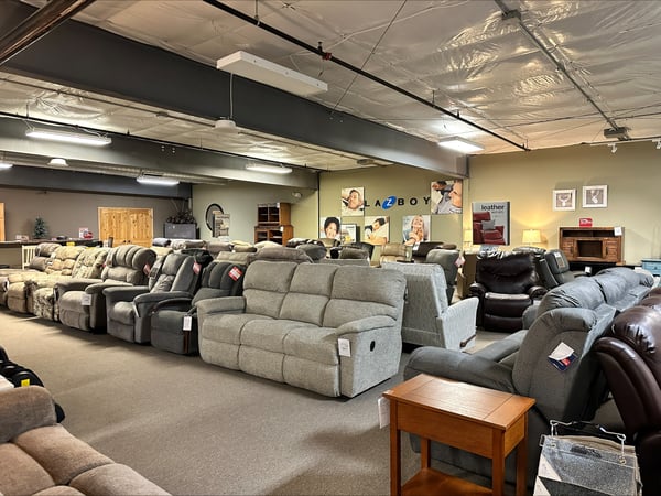 Rhinelander Slumberland Furniture reclining sofas