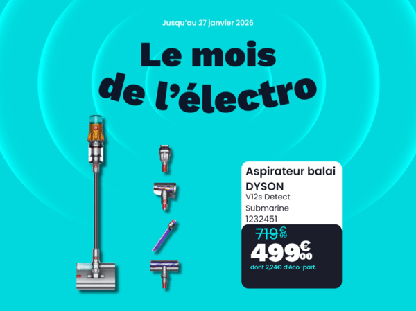 Aspirateur balai DYSON V12s Detect Submarine
