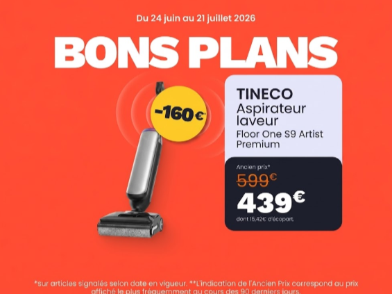 Aspirateur laveur Tineco
