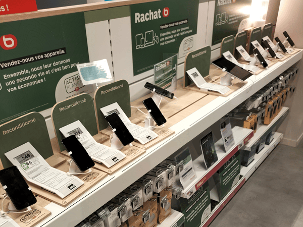 Produits reconditionnés, smartphone Apple et Samsung au  Boulanger Aix en Provenceproche de Puyricard, Venelles et Pertuis, Aix-les-milles et Rousset
