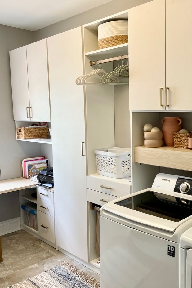 Cabinets laundry room custom closet organization California Closets Gulf Coast & New Orleans