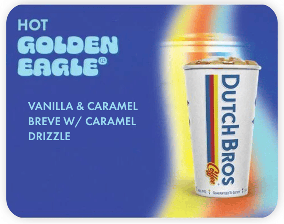Vanilla & Caramel Breve w/ Caramel Drizzle