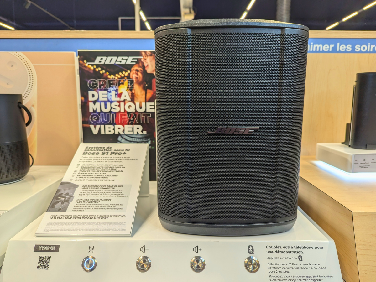 enceinte bose s1 pro chez boulanger tours saint pierre des corps