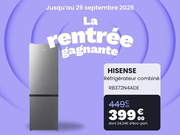 Réfrigérateur combiné HISENSE RB372N4ADE