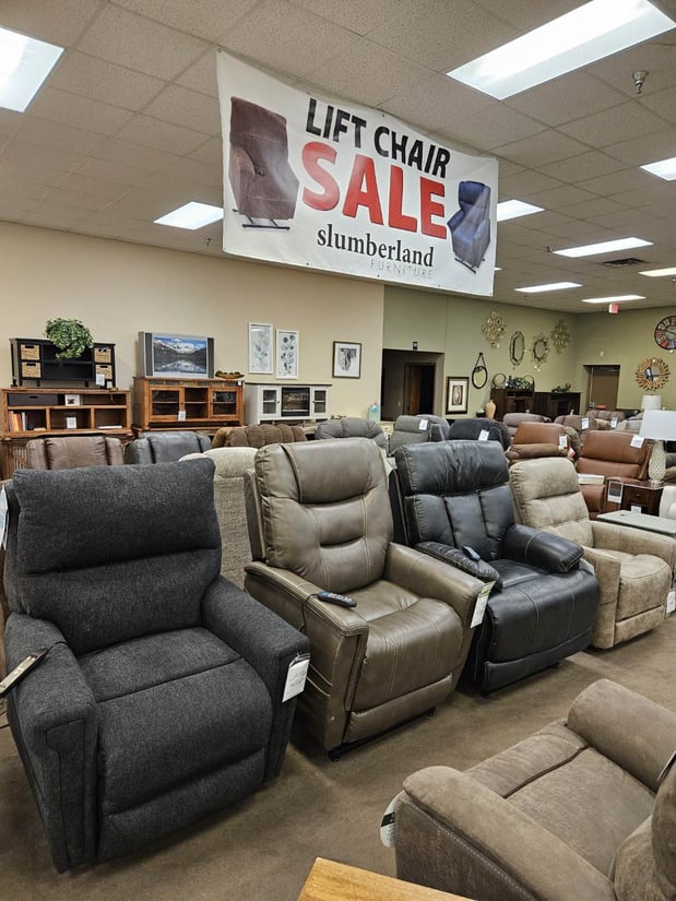 Fort Dodge Slumberland Furniture lift chairs