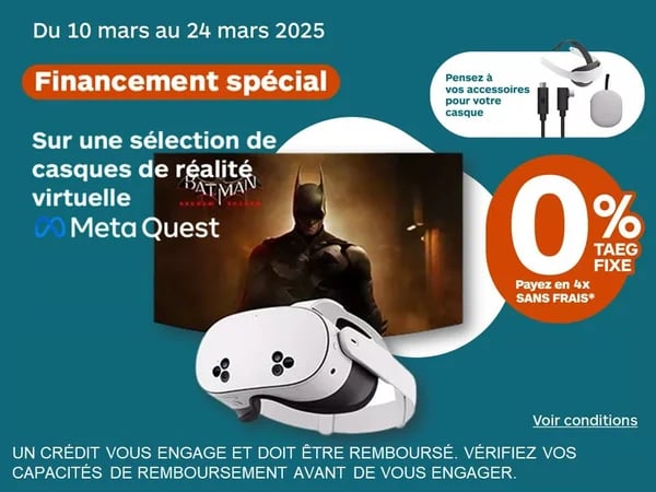 casque de réalité Meta Quest