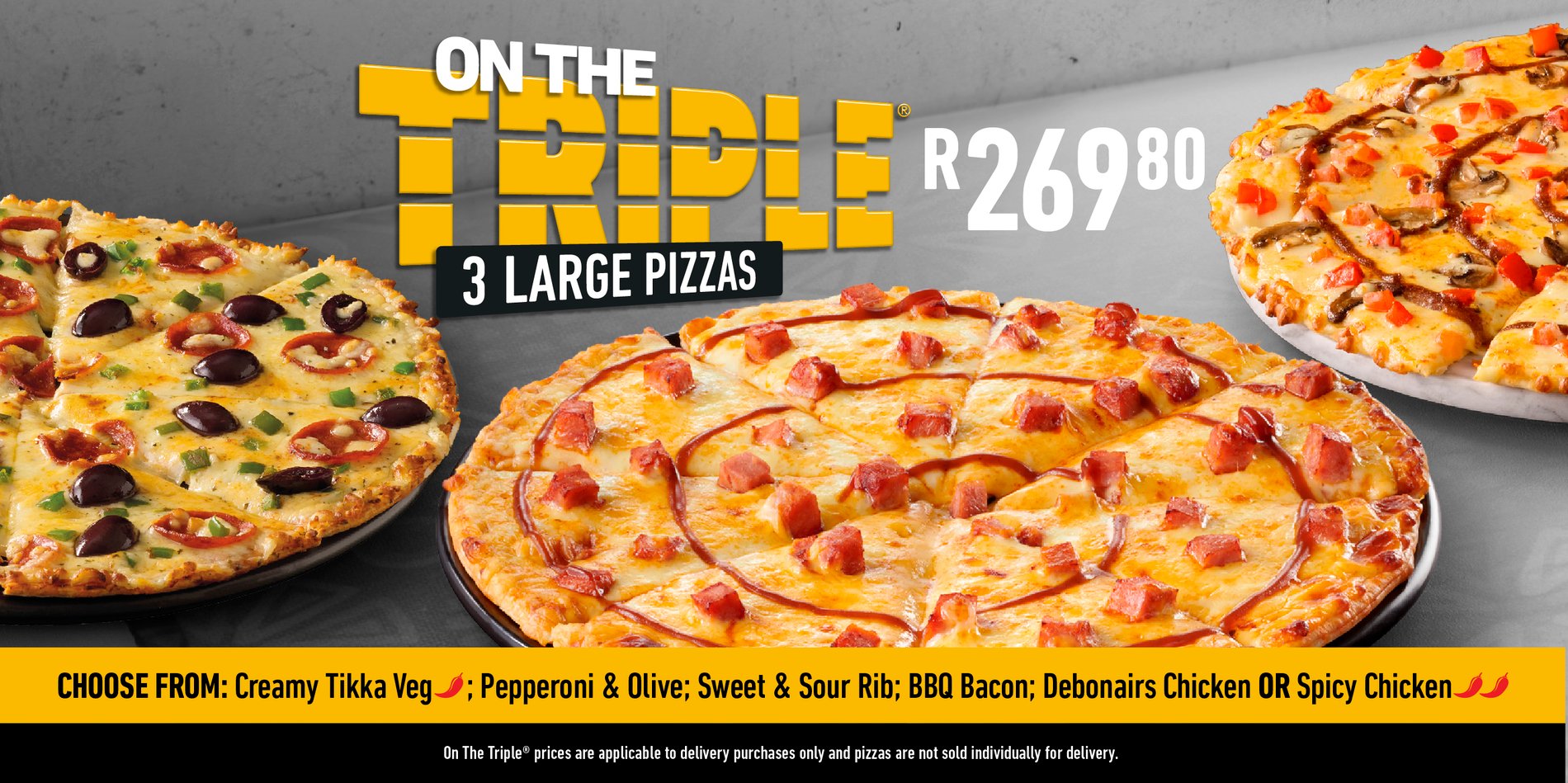 Debonairs pizza on sale order online