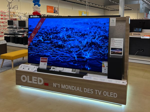 Nouveau produit au rayon TV de votre Boulanger Nîmes Family Village