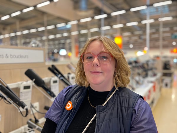 Océane vendeuse électroménager
