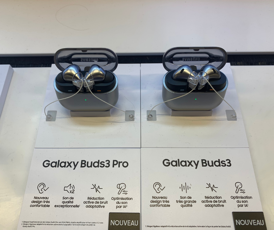 Galaxy Buds3 Pro et Buds3