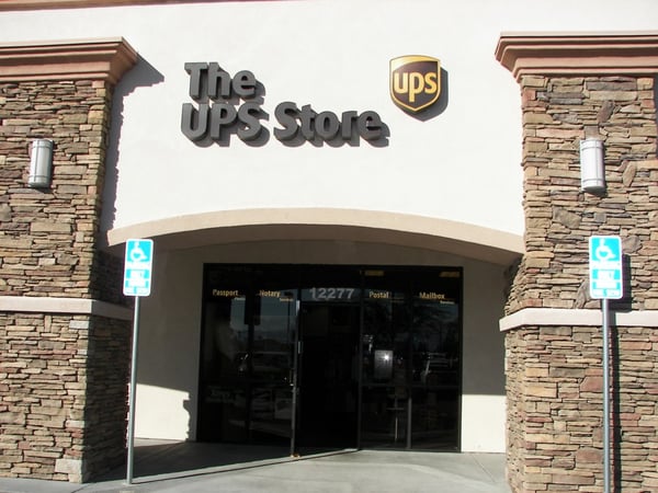 Facade of The UPS Store Apple Valley Towne Center