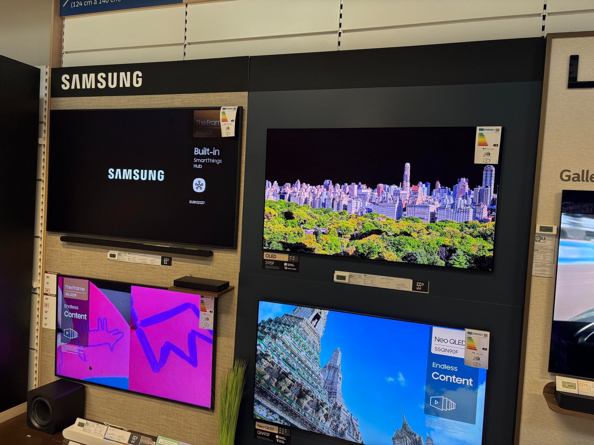 Gamme TV 2025 Samsung dans votre magasin Boulanger Vendenheim Reichstett !