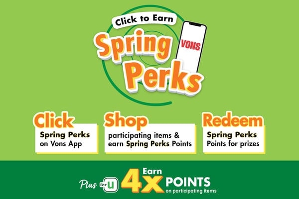 click to earn spring perks click shop redeem earn 4x points on participating items