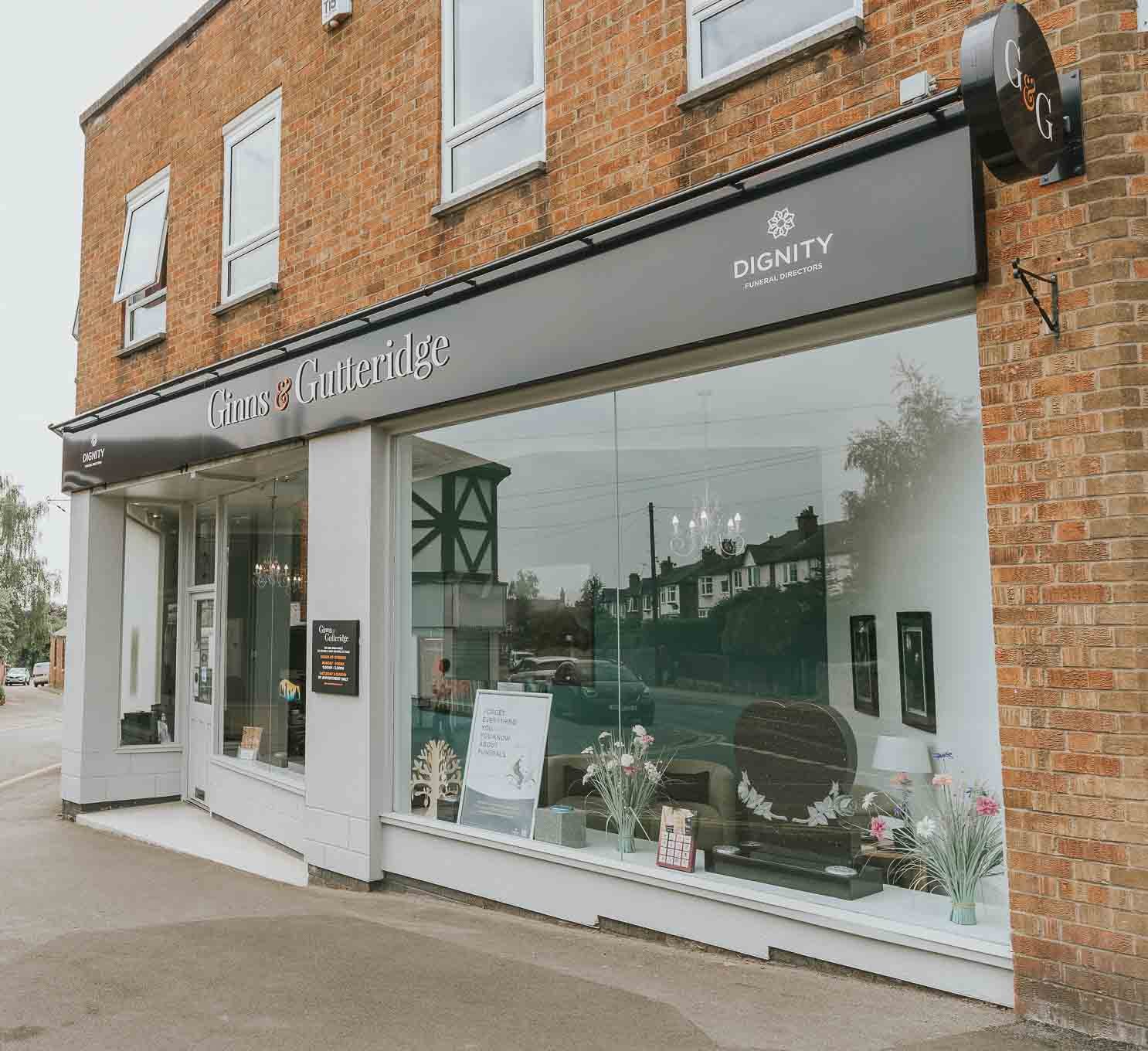 Ginns & Gutteridge funeral directors in Oadby Leicester