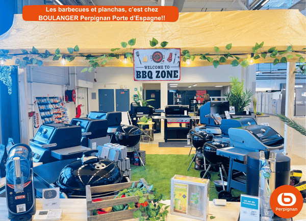 les barbecues Weber  et planchas Forgeadour  sont à retrouver chez BOULANGER Perpignan
