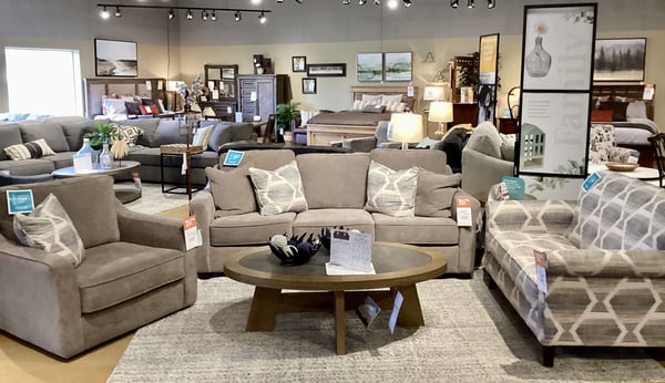 Minneapolis - Bloomington Slumberland Furniture living room section