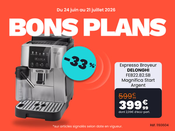 Expresso Broyeur DELONGHI FEB22.82.SB Magnifica Start Argent