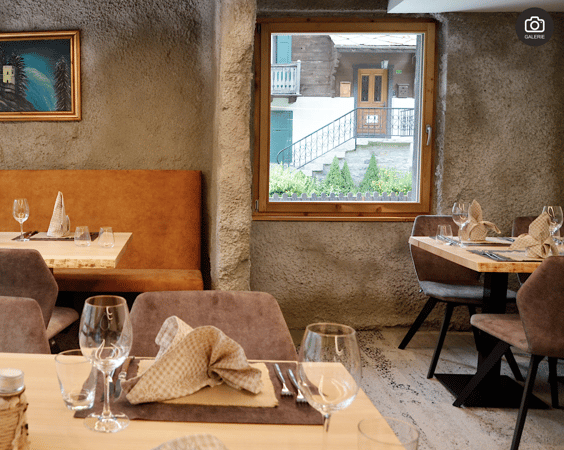 Hotel La Gorge Restaurant Zer Schlucht Wallis Saas-Fee