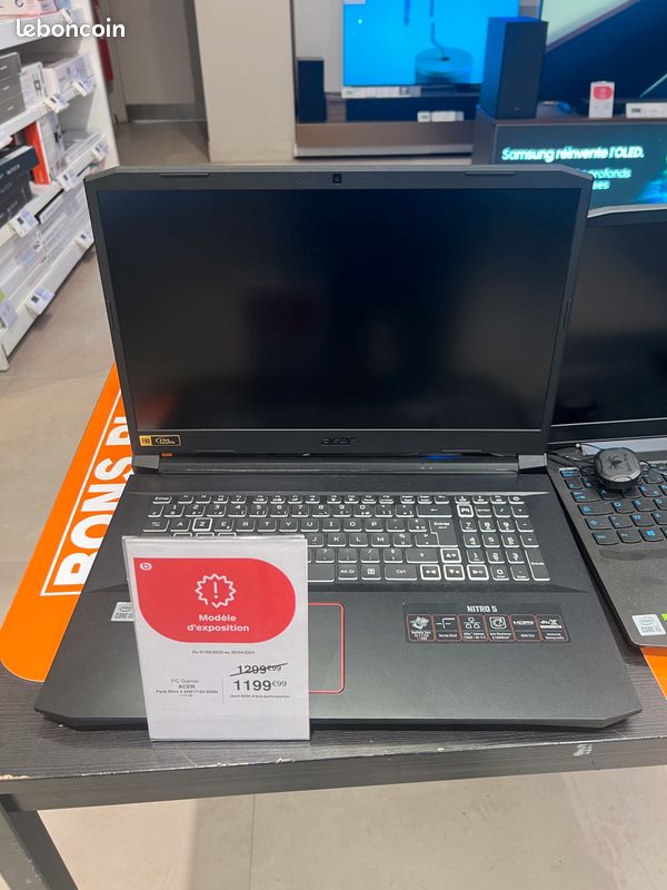 PC Gamer ACER Pack Nitro 5 AN517-52-56NN garantie 2 ans