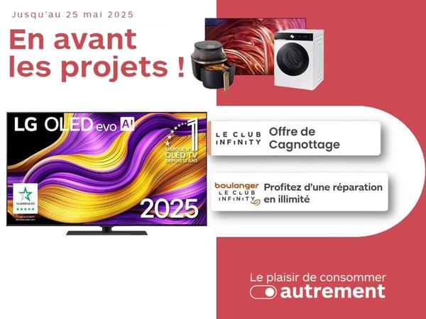 En avant les projets ! – Plongez dans l'excellence avec les TV LG OLED chez Boulanger Châteauroux !