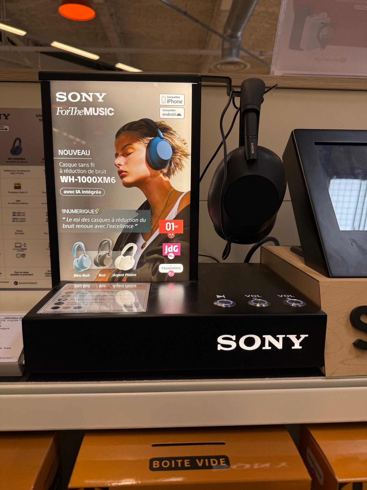 CASQUE XM6 SONY