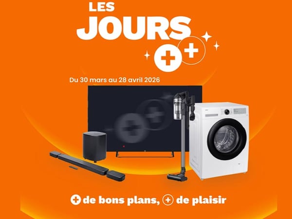 Dès lundi 30 mars, faites le plein de bonnes affaires et profitez du confort, de la performance et de l’innovation pendant les Jours ++ chez Boulanger Anglet!